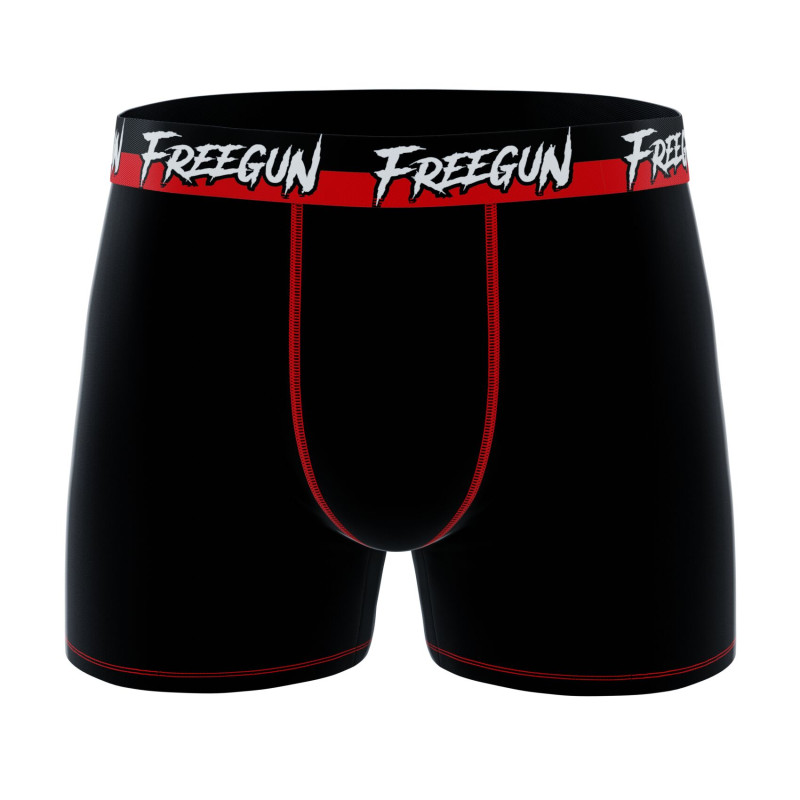 Pack Surprise de 12 Boxers Homme Coton Uni Stretch  | FREEGUN