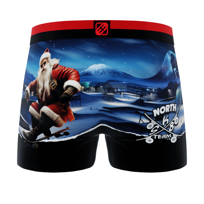 Lot de 3 Boxers Microfibre homme Confort, Respirant, Stretch Imprimé Xmas Garantie 2 ans | FREEGUN