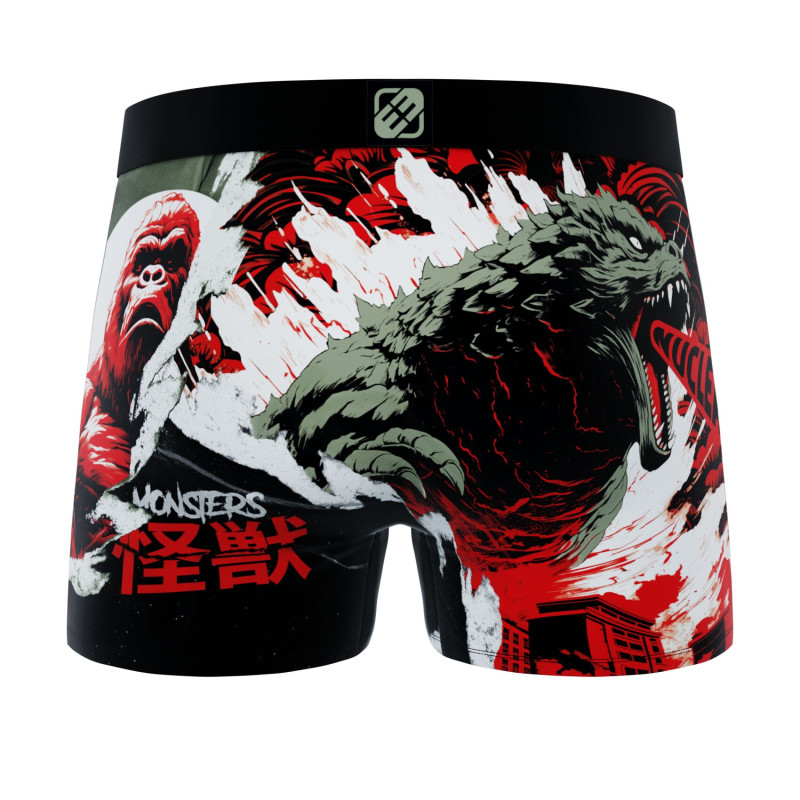 Lot de 4 Boxers Microfibre homme Confort, Respirant, Stretch Imprimé Usa Garantie 2 ans | FREEGUN