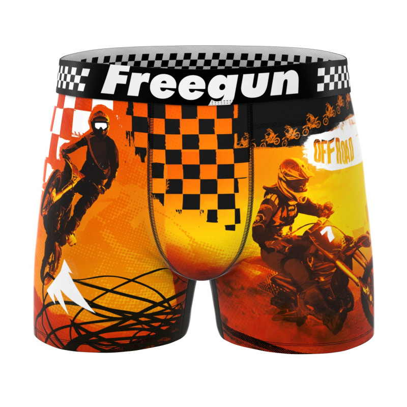 Lot de 5 Boxers Microfibre homme Imprimé Summer Sport Garantie 2 ans | FREEGUN