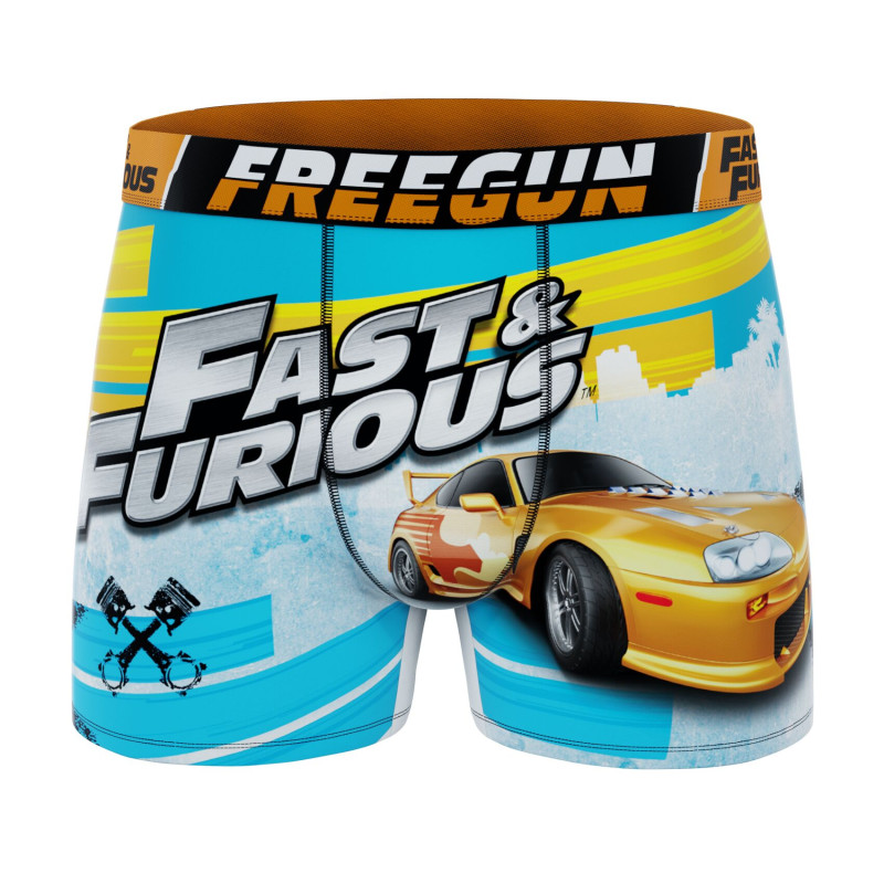 Lot de 4 Boxers Microfibre homme Fast And Furious Imprimé | FREEGUN