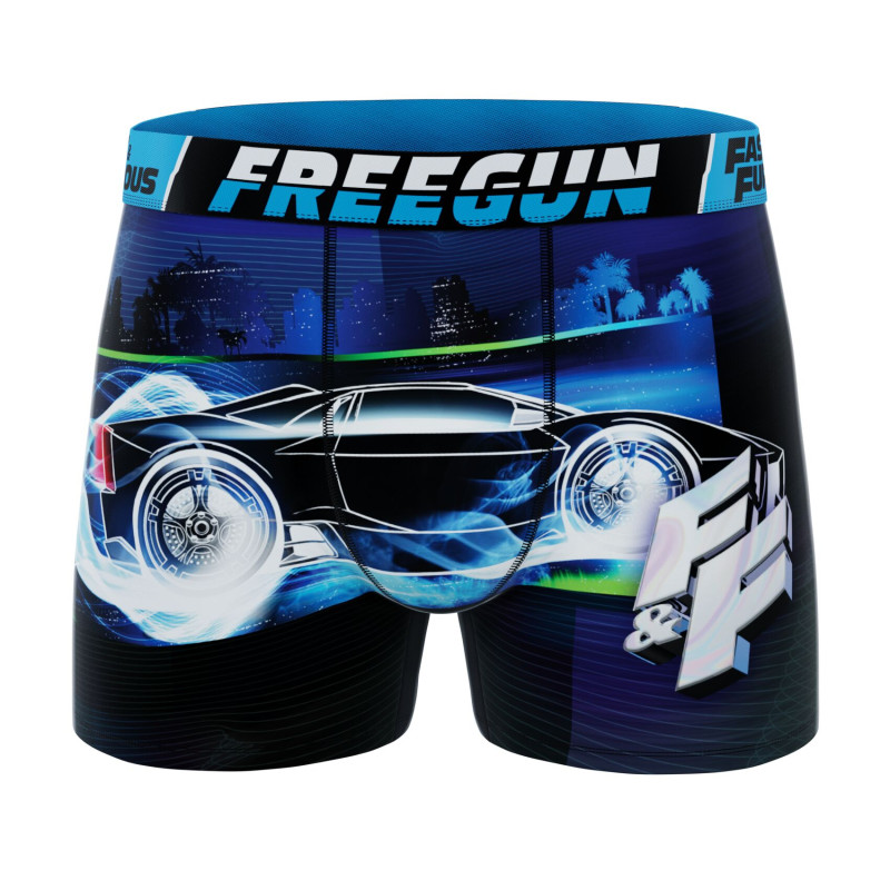 Lot de 4 Boxers Microfibre homme Fast And Furious Imprimé | FREEGUN