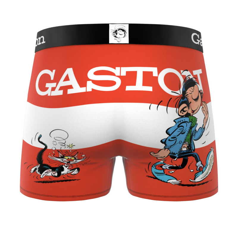 Lot de 3 Boxers Microfibre homme Gaston La Gaffe Gaston Lagaffe Imprimé | FREEGUN