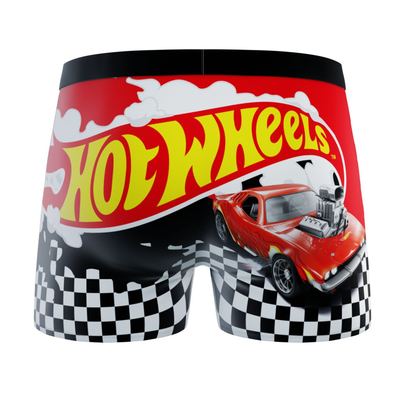 Lot de 2 boxers enfant Hot Wheels Red Car Blue Car
