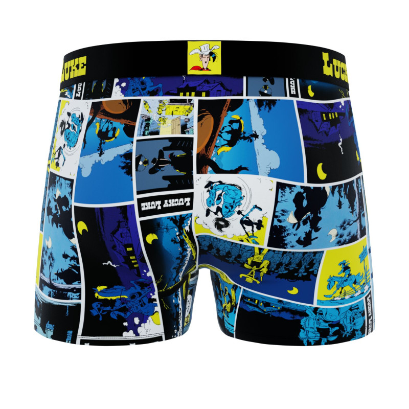 Lot de 4 Boxers Microfibre garcon Imprimé Lucky Luke | FREEGUN