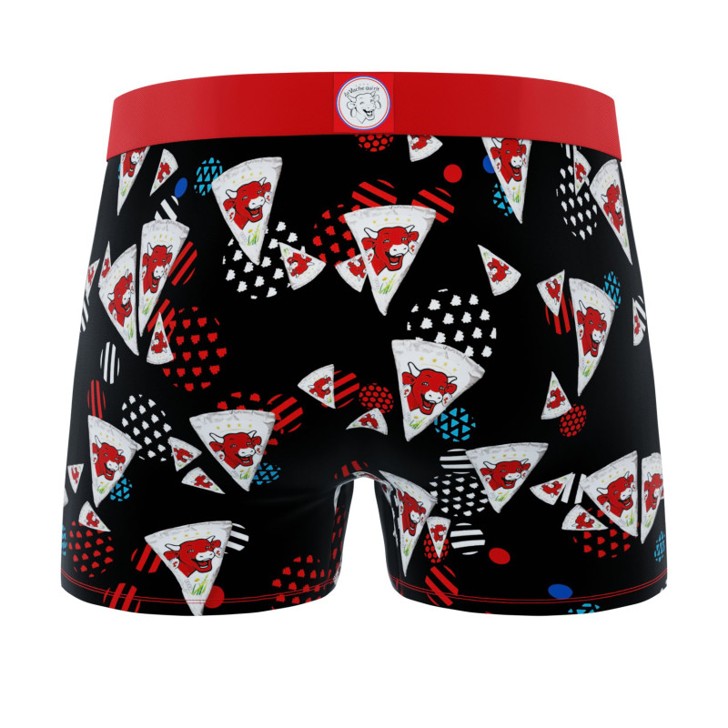 Boxer Homme Imprimé Vache Mignon - 95% Polyester 5% élasthanne, Coupe Confort, évacuation D'humidité