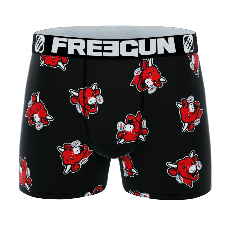 Lot de 5 Boxers Microfibre homme La Vache Qui Rit, Apéricube, Imprimé | FREEGUN