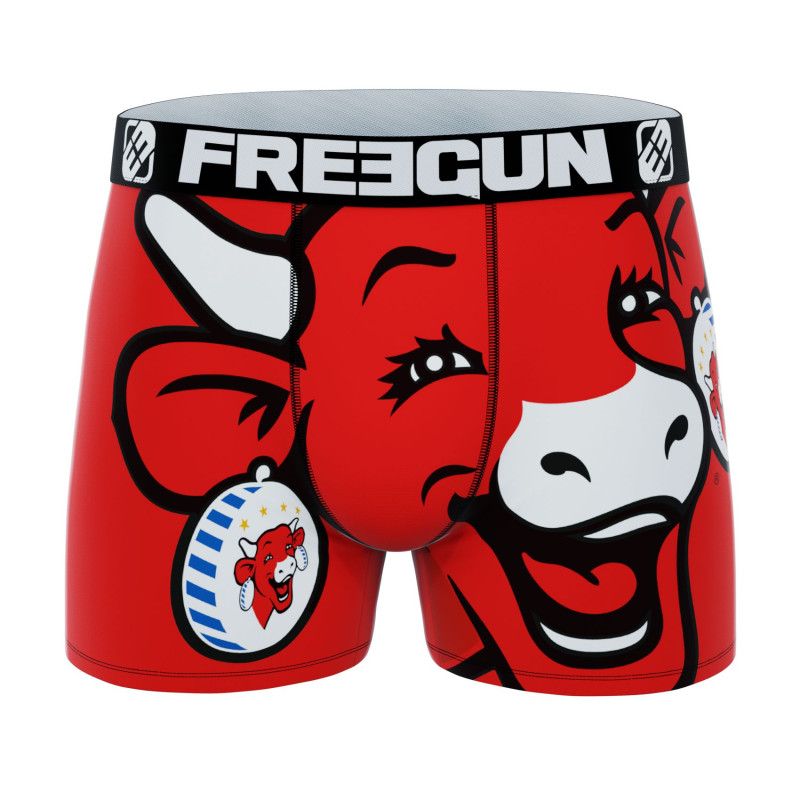 Lot de 5 Boxers Microfibre homme La Vache Qui Rit, Apéricube, Imprimé | FREEGUN