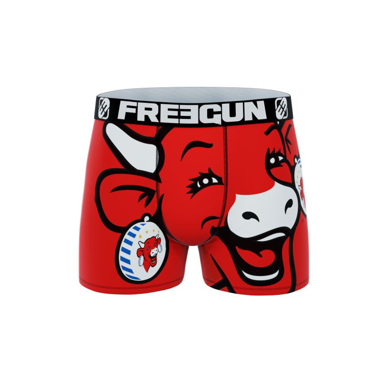 Lot de 5 Boxers Microfibre homme La Vache Qui Rit, Apéricube, Imprimé | FREEGUN