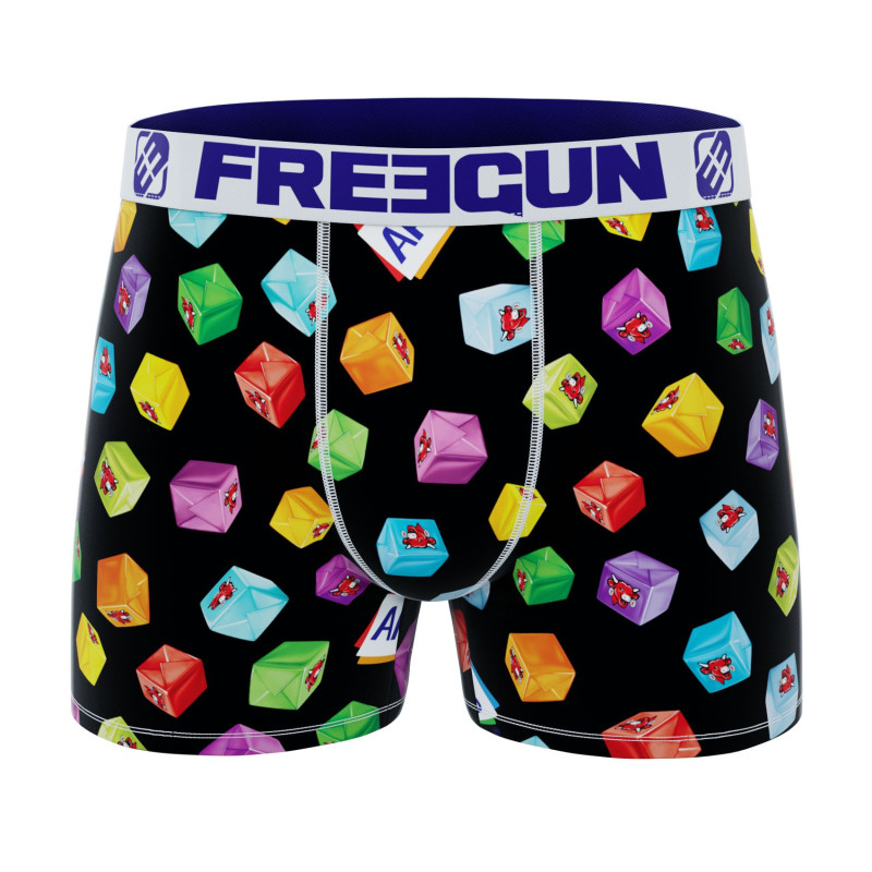 Lot de 5 Boxers Microfibre homme La Vache Qui Rit, Apéricube, Imprimé | FREEGUN