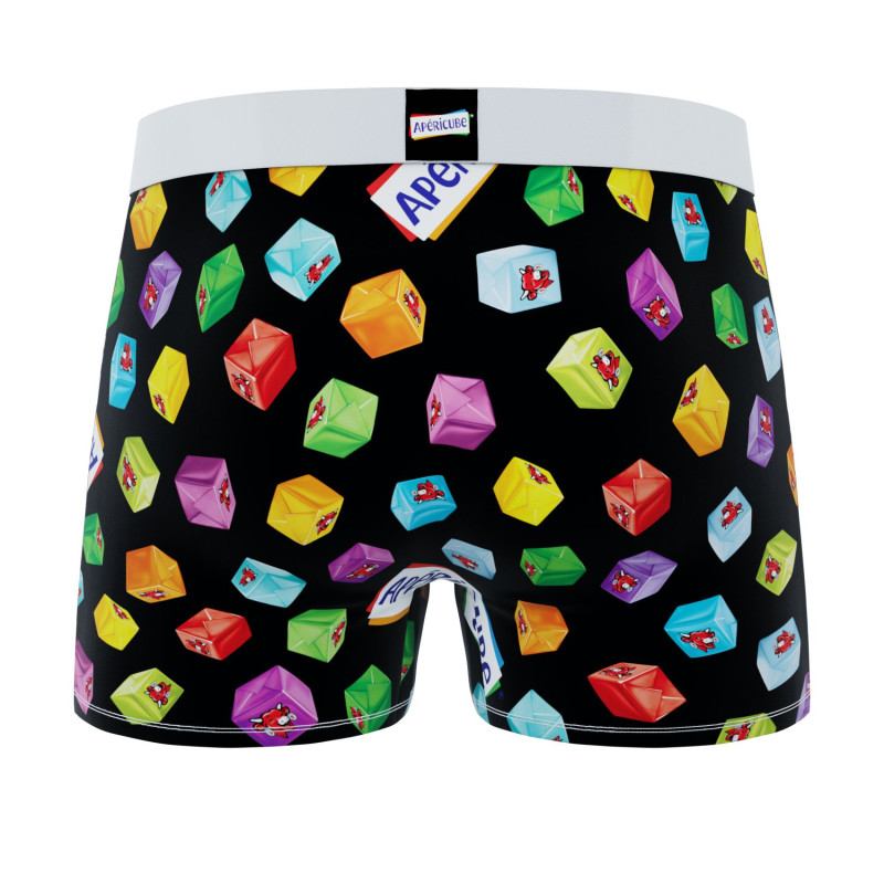 Lot de 5 Boxers Microfibre homme La Vache Qui Rit, Apéricube, Imprimé | FREEGUN