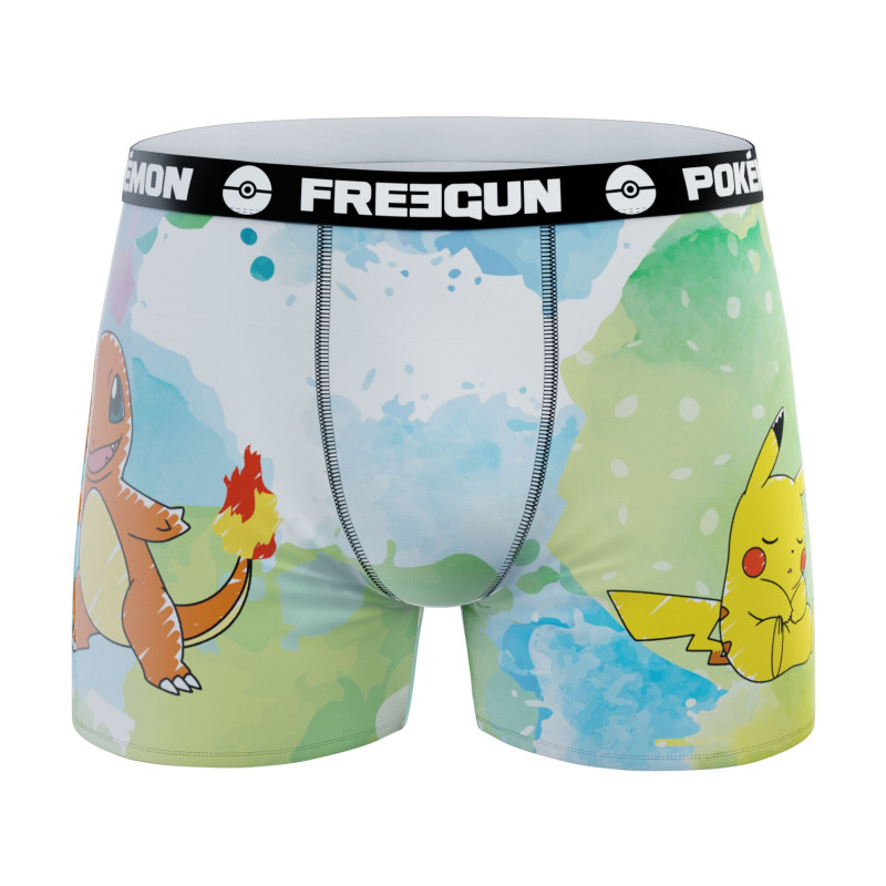 Lot de 2 boxers enfant Pokemon Evoli Salameche