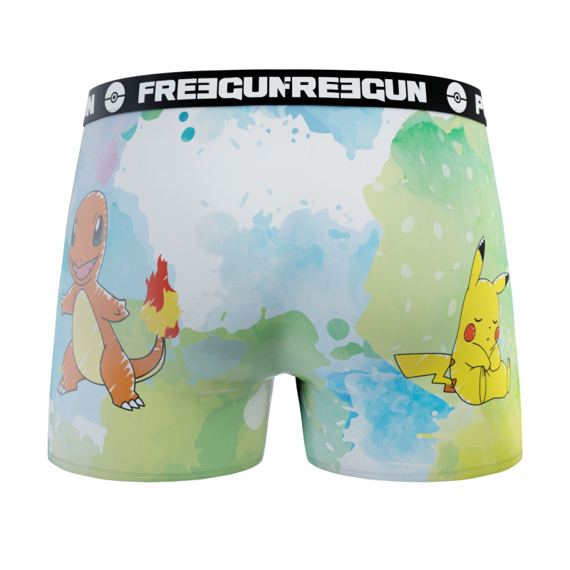 Lot de 2 boxers enfant Pokemon Evoli Salameche