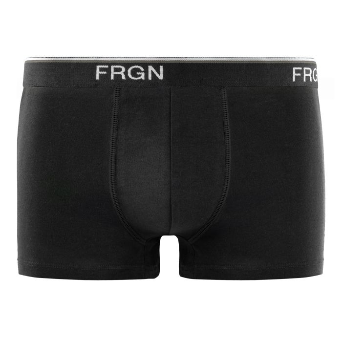 Boxer Freegun Homme - Noir/gris, Imprimé, 92% Polyester, 8% élasthanne, Coupe Classique