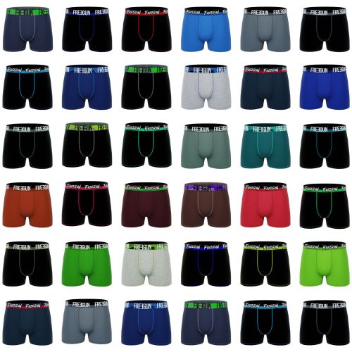 Pack Surprise de 3 Boxers Freegun coton homme