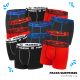 Pack Surprise de 12 Boxers Homme Coton Uni Stretch| FREEGUN