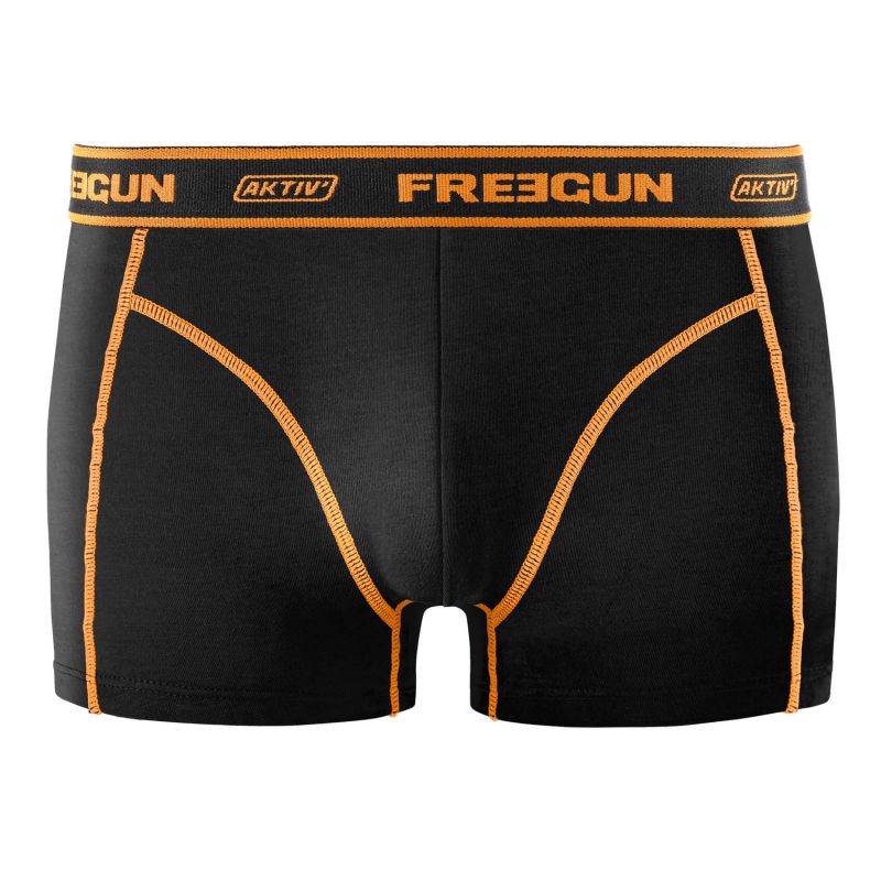 Lot de 4 Boxers Coton homme Aktiv Sport Uni | FREEGUN