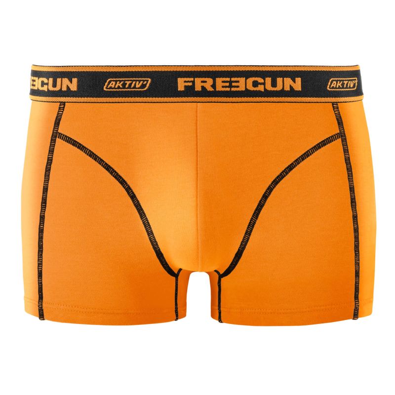 Lot de 4 Boxers Coton homme Aktiv Sport Uni | FREEGUN