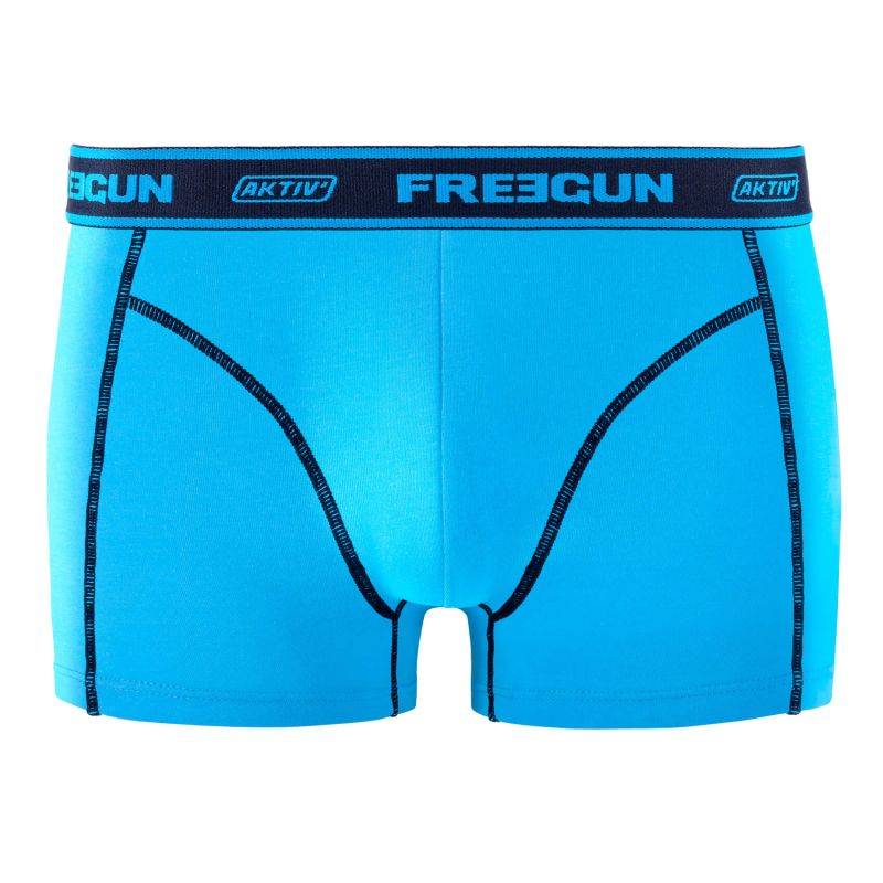 Lot de 4 Boxers Coton homme Aktiv Sport Uni | FREEGUN