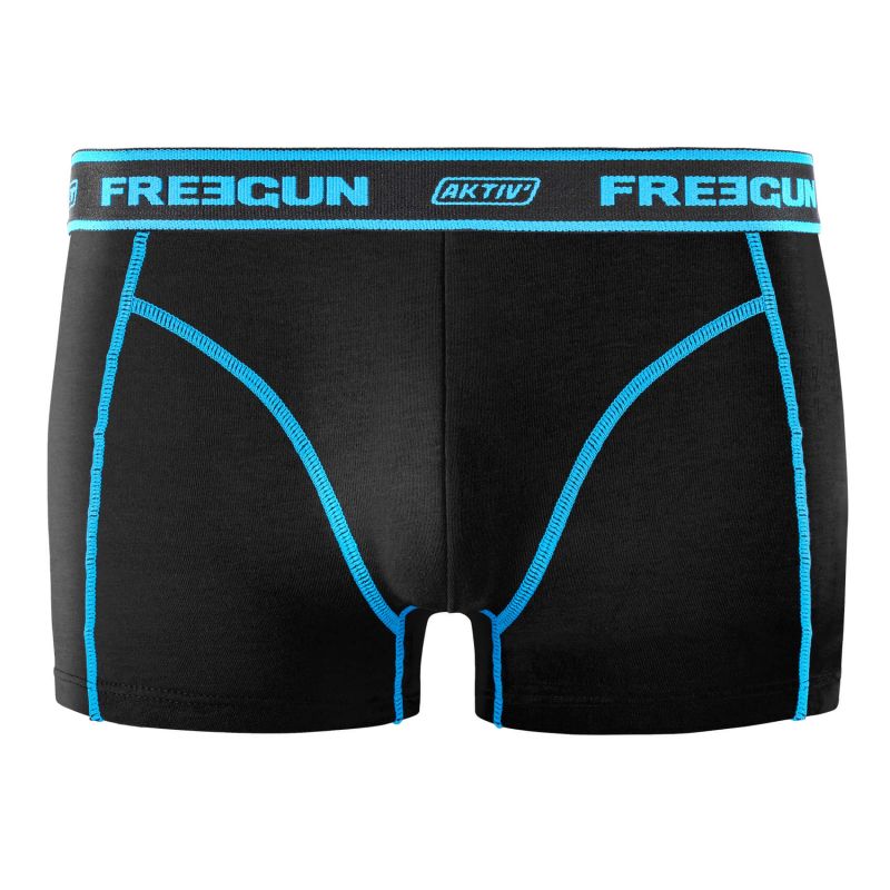 Lot de 4 Boxers Coton homme Aktiv Sport Uni | FREEGUN