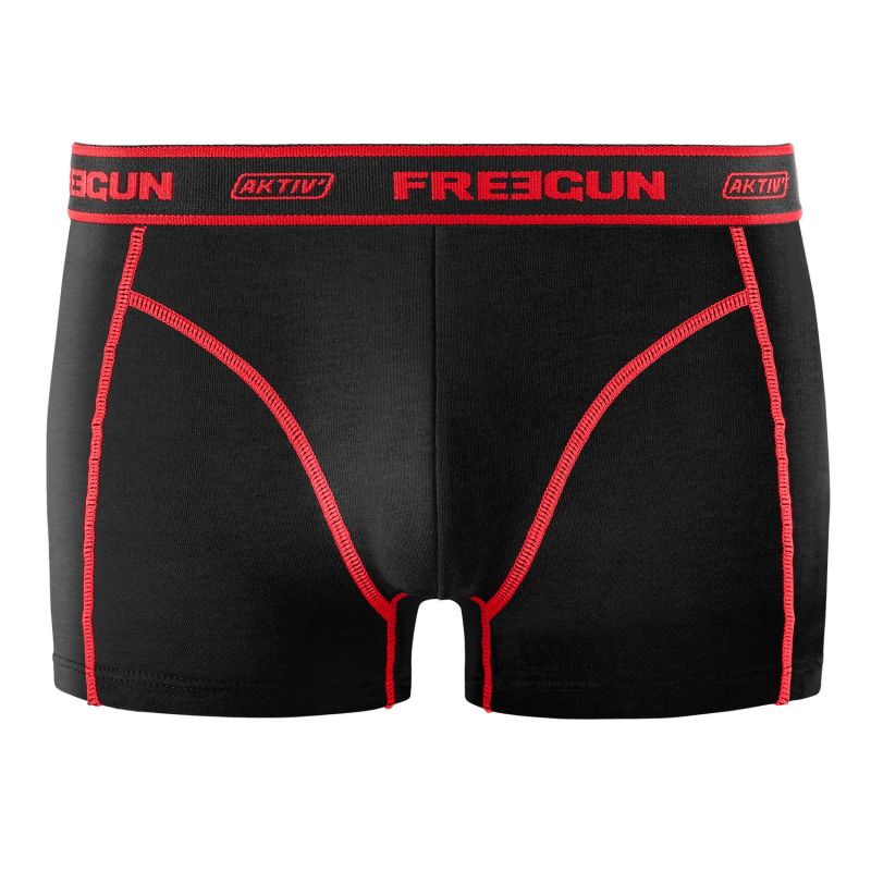 Lot de 4 Boxers Coton homme Aktiv Sport Uni | FREEGUN