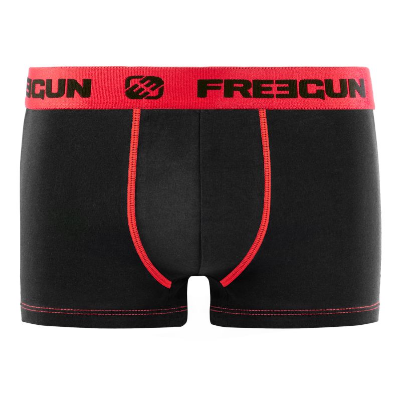 Lot de 4 Boxers Freegun garçon coton Rouge