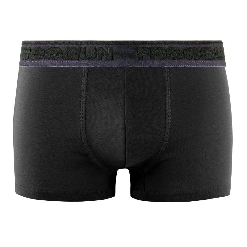Lot de 3 boxers homme coton noir, vert, rouge Signature Pablo Freegun