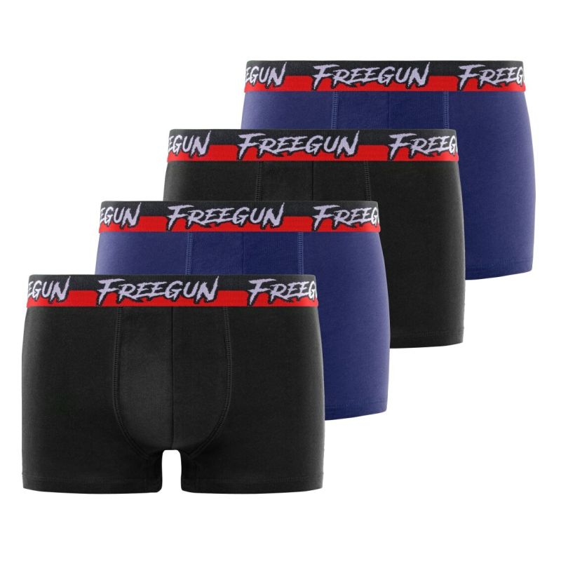 Lot de 4 boxers en coton homme Freegun