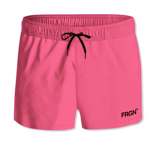 Short de bain Rose homme Uni Poches | Freegun