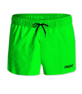 Short de bain Vert Garcon Uni | Freegun