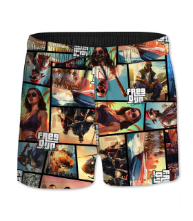 Short de bain garcon Imprimé Gang | Freegun