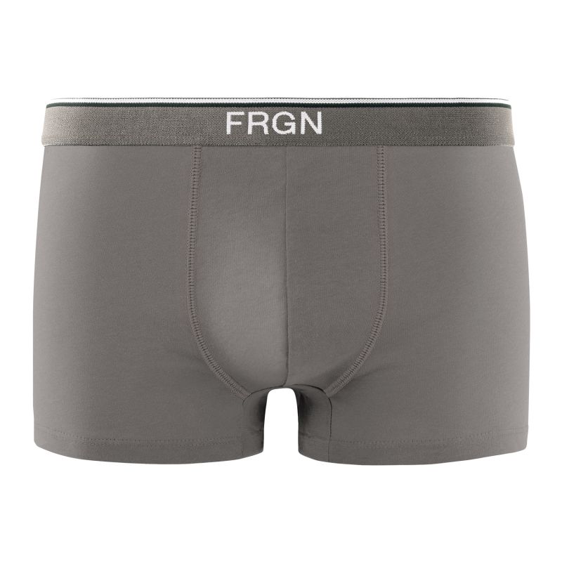 Lot de 3 Boxers Coton noir, bleu, gris garçon ceinture fine Uni | FRGN