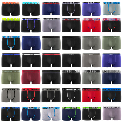 Pack Surprise de 6 Boxers Freegun coton homme