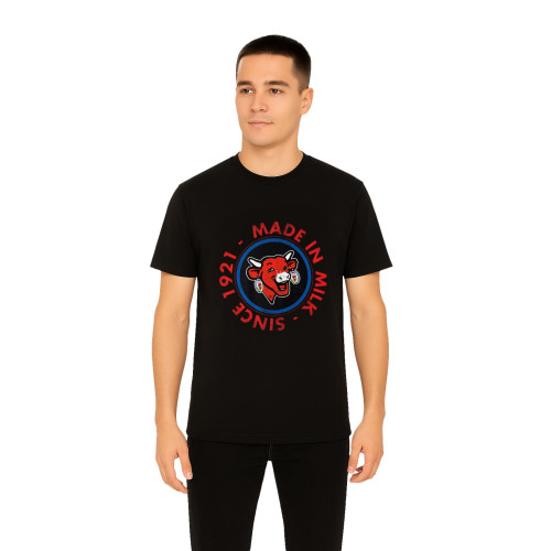 T-shirt homme en coton à col rond imprimé  La Vache Qui Rit | FREEGUN