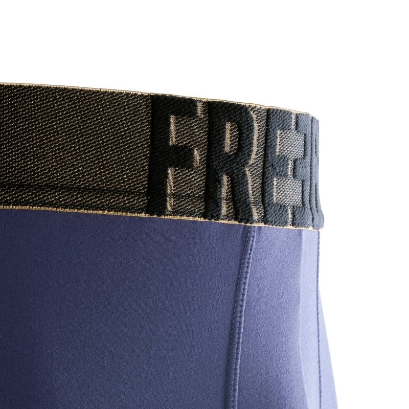 Lot de 4 Boxers homme microfibre noir, gris, bleu Soft Touch Signature Karl | FREEGUN