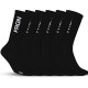 Lot de 6 Paires de Chaussettes homme Tennis Uni - Freegun