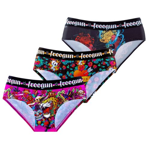 Lot de 4 Culottes Microfibre Fille Stretch Collection Hardy | FREEGUN