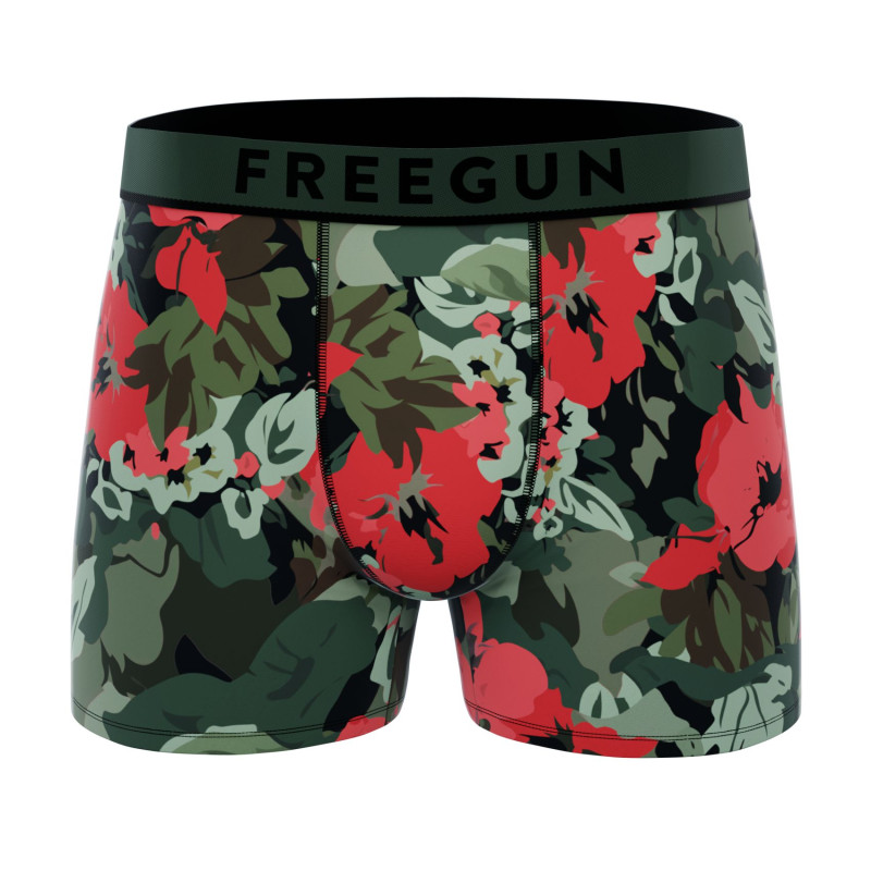 Lot de 4 Boxers homme Coton Imprimé Fleurs Stretch | FREEGUN