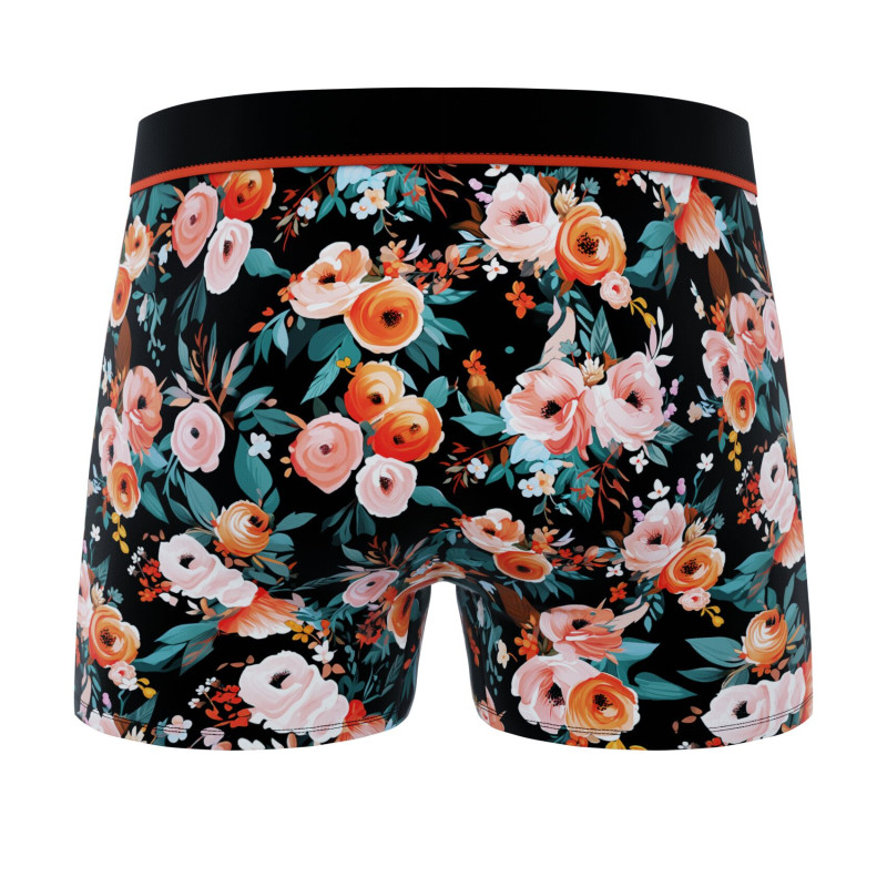 Lot de 4 Boxers homme Coton Imprimé Fleurs Stretch | FREEGUN