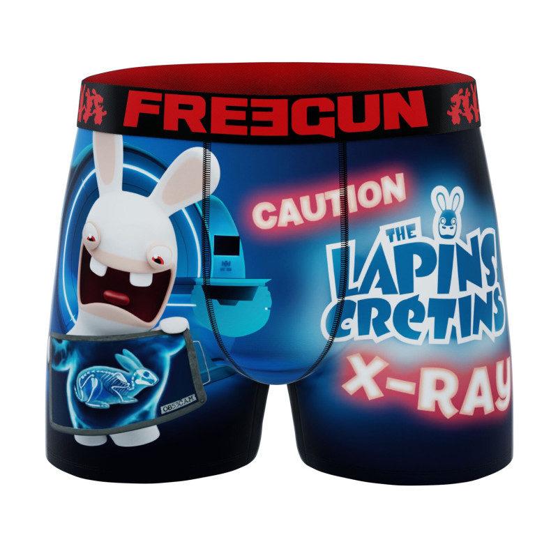 Lot de 3 boxers enfant Lapins Crétins