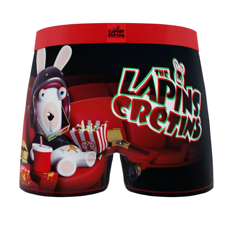Lot de 3 boxers enfant Lapins Crétins