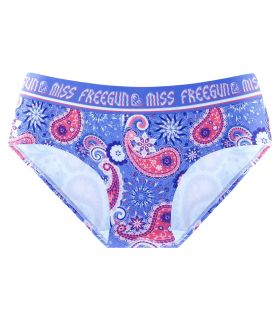 Lot de 4 Culottes Microfibre femme Stretch Ethnic | FREEGUN