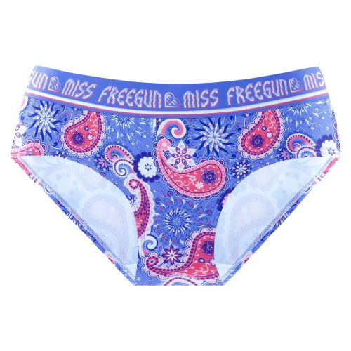 Lot de 4 Culottes Microfibre femme Stretch Ethnic | FREEGUN