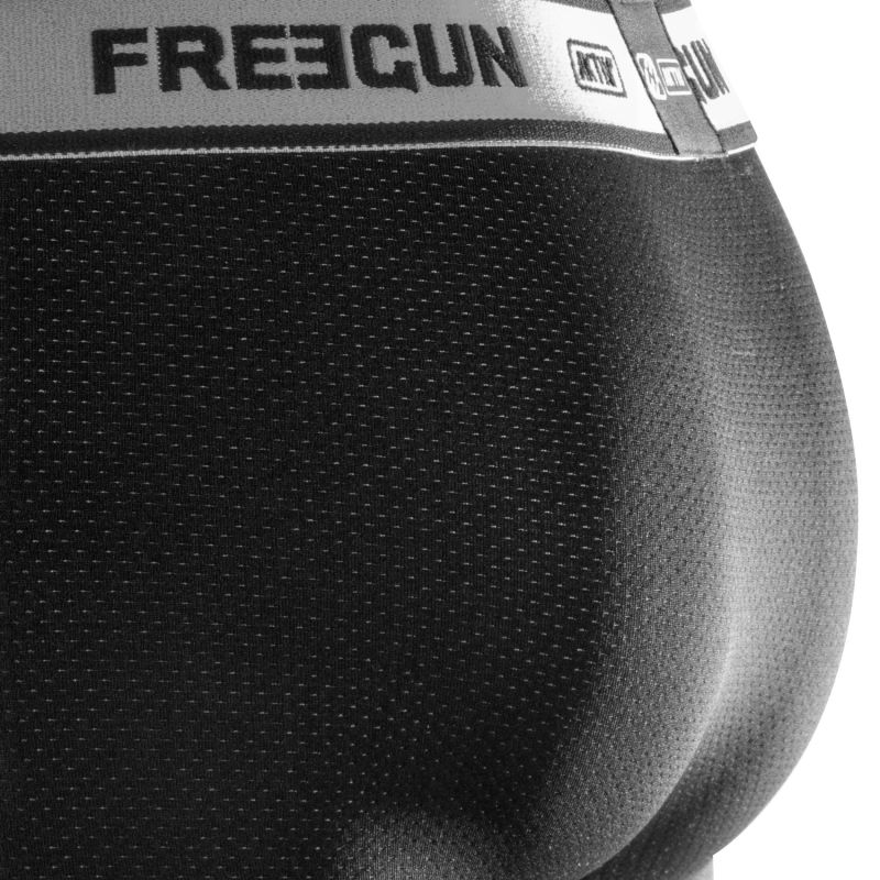 Set of 4 Men's Boxer Aktiv Black and Fluorescent