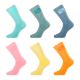 Lot de 6 Paires de Chaussettes homme Tennis Uni - Freegun