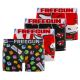 Lot de 4 Boxers Coton Imprimé homme La Vache Qui Rit Imprimé | FREEGUN