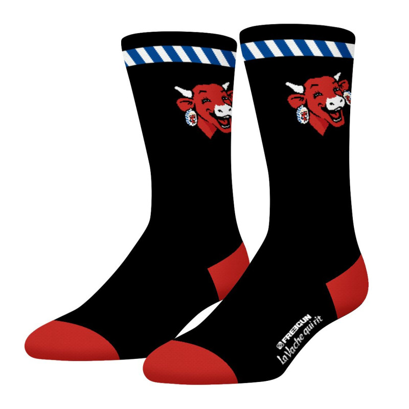 Lot de 4 Paires de Chaussettes homme Ville La Vache Qui Rit Imprimé - Freegun