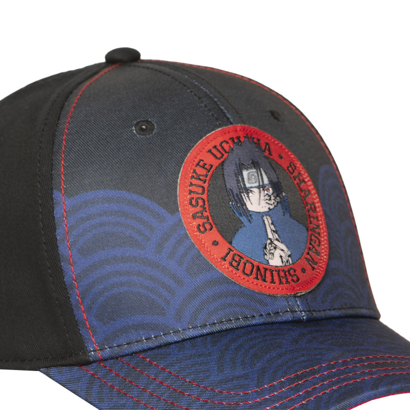 Casquette Baseball Naruto Sasuke Snapback - Noire - Freegun