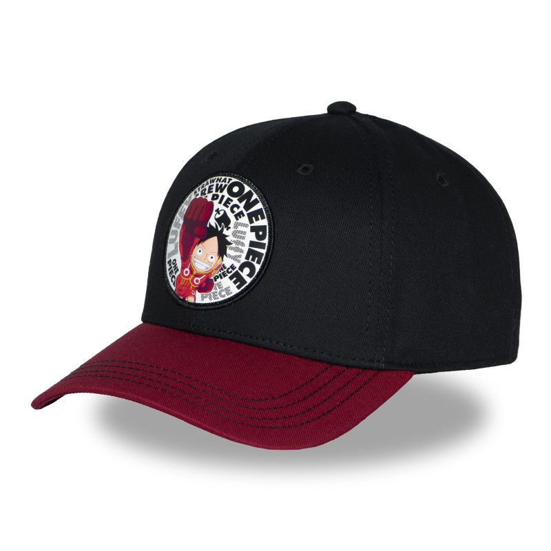 Casquette Baseball One Piece Luffy Snapback - Noire - Freegun