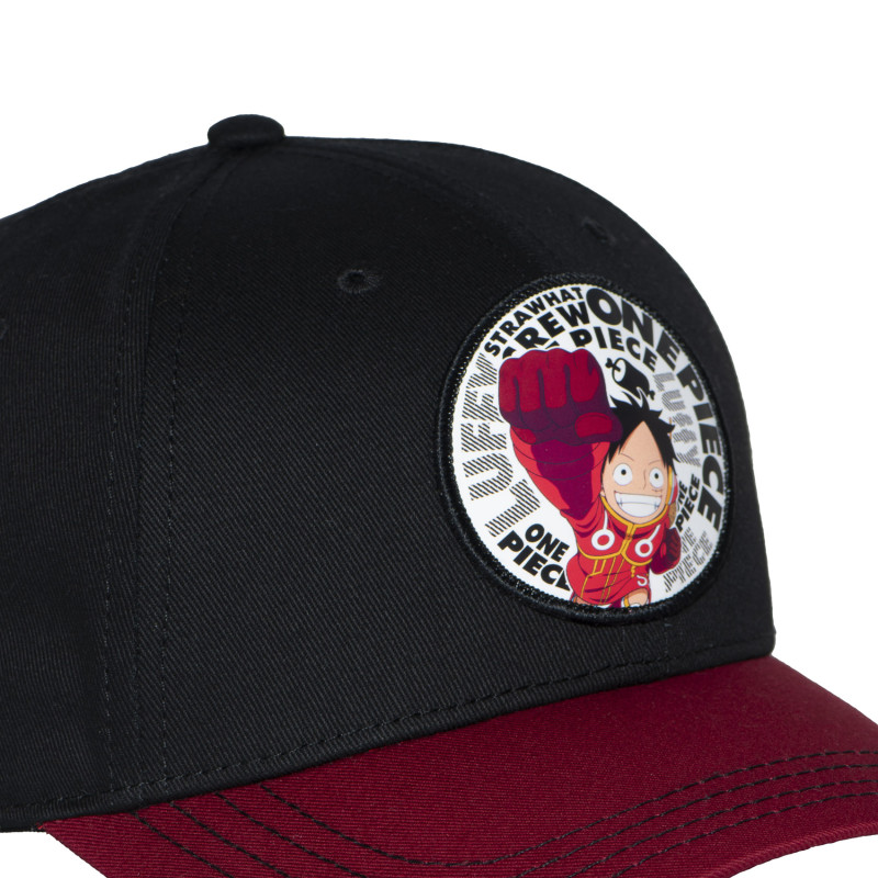 Casquette Baseball One Piece Luffy Snapback - Noire - Freegun